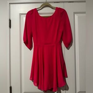 Hot Pink Mini Dress